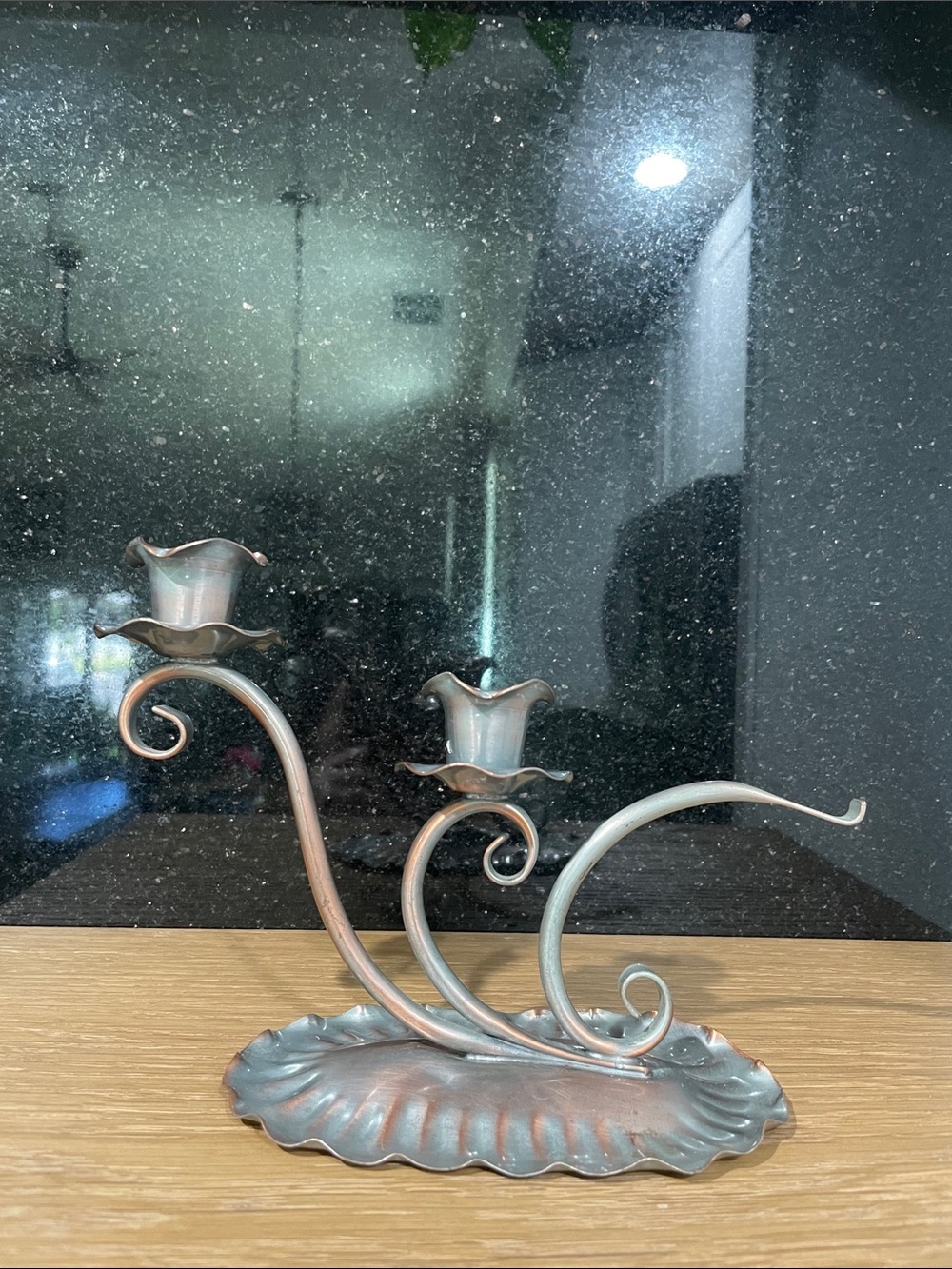 Vintage Gregorian Copper Candelabra